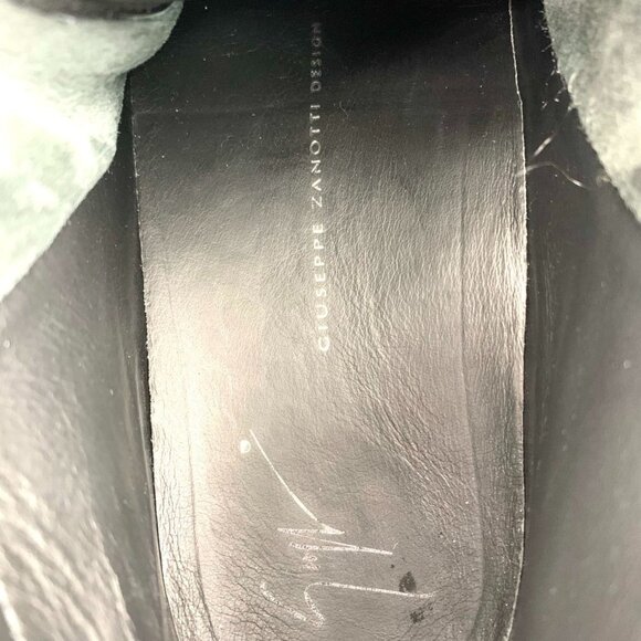 Giuseppe Zanotti Womens Black & Gold Three-Zip High Top Sneakers Size 36.5 Made - Picture 7 of 7